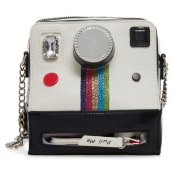 NEW Betsey Johnson Oh Snap Kitsch polaroid camera crossbody bag purse - Picture 5 of 8